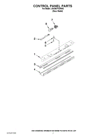 05 - Control Panel Parts parts for Jenn-Air Refrigerator JS42NXFXDW02 / from AppliancePartsPros.com