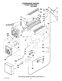 13 - Icemaker Parts parts for Jenn-Air Refrigerator JS42NXFXDW02 / from AppliancePartsPros.com