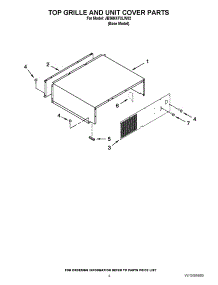 03 - Top Grille And Unit Cover Parts parts for Jenn-Air Refrigerator JB36NXFXLW02 / from AppliancePartsPros.com