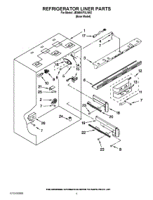 04 - Refrigerator Liner Parts parts for Jenn-Air Refrigerator JB36NXFXLW02 / from AppliancePartsPros.com