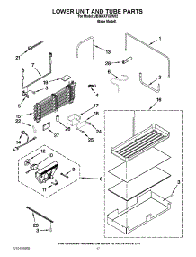 10 - Lower Unit And Tube Parts parts for Jenn-Air Refrigerator JB36NXFXLW02 / from AppliancePartsPros.com