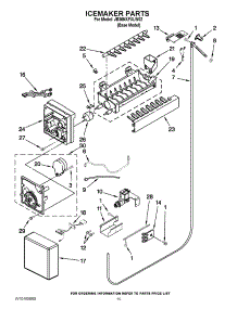11 - Icemaker Parts parts for Jenn-Air Refrigerator JB36NXFXLW02 / from AppliancePartsPros.com