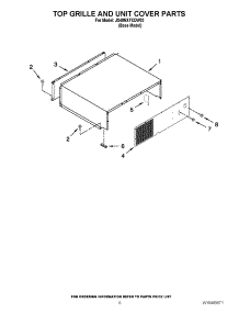 06 - Top Grille And Unit Cover Parts parts for Jenn-Air Refrigerator JS48NXFXDW02 / from AppliancePartsPros.com