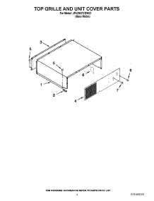 03 - Top Grille And Unit Cover Parts parts for Jenn-Air Refrigerator JF42NXFXDW02 / from AppliancePartsPros.com