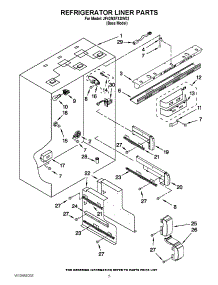 04 - Refrigerator Liner Parts parts for Jenn-Air Refrigerator JF42NXFXDW02 / from AppliancePartsPros.com