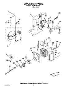 09 - Upper Unit Parts parts for Jenn-Air Refrigerator JF42NXFXDW02 / from AppliancePartsPros.com