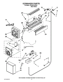 11 - Icemaker Parts parts for Jenn-Air Refrigerator JF42NXFXDW02 / from AppliancePartsPros.com