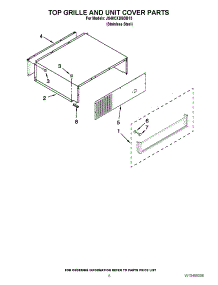 06 - Top Grille And Unit Cover Parts parts for Jenn-Air Refrigerator JS48CXDBDB13 / from AppliancePartsPros.com