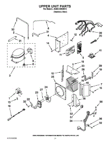 13 - Upper Unit Parts parts for Jenn-Air Refrigerator JS48CXDBDB13 / from AppliancePartsPros.com