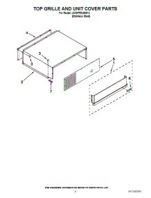 06 - Top Grille And Unit Cover Parts parts for Jenn-Air Refrigerator JS48PPDUDB13 / from AppliancePartsPros.com