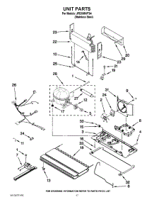 10 - Unit Parts parts for Jenn-Air Refrigerator JFI2089WTS4 / from AppliancePartsPros.com