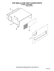 06 - Top Grille And Unit Cover Parts parts for Jenn-Air Refrigerator JS42CXDUDB02 / from AppliancePartsPros.com