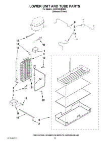 14 - Lower Unit And Tube Parts parts for Jenn-Air Refrigerator JS42CXDUDB02 / from AppliancePartsPros.com