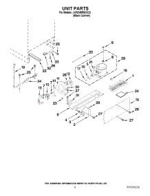 04 - Unit Parts parts for Jenn-Air Wine Cooler JUW248RBCX23 / from AppliancePartsPros.com