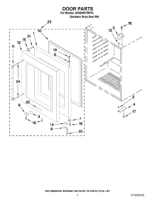 03 - Door Parts parts for Jenn-Air Wine Cooler JUW248RYRP10 / from AppliancePartsPros.com