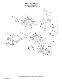 02 - Cabinet Parts parts for Jenn-Air Wine Cooler JUW248LWRS21 / from AppliancePartsPros.com