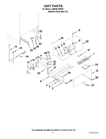 04 - Unit Parts parts for Jenn-Air Wine Cooler JUB248LYRP00 / from AppliancePartsPros.com