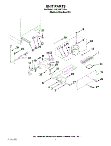 04 - Unit Parts parts for Jenn-Air Wine Cooler JUW248RYRP00 / from AppliancePartsPros.com