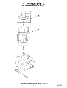 02 - Attachment Parts parts for Kitchenaid Blender 9KSB5556ER1 / from AppliancePartsPros.com