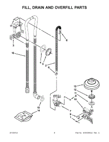 04 - Fill, Drain And Overfill Parts parts for Kitchenaid Dishwasher KUDC10IBBL0 / from AppliancePartsPros.com
