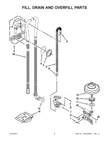 04 - Fill, Drain And Overfill Parts parts for Kitchenaid Dishwasher KUDC10FBBL0 / from AppliancePartsPros.com