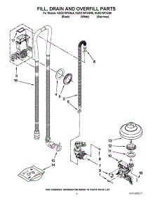 04 - Fill, Drain And Overfill Parts parts for Kitchenaid Dishwasher KUDC10FXSS5 / from AppliancePartsPros.com