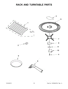 05 - Rack And Turntable Parts parts for Kitchenaid Microwave KHMS2056SSS4 / from AppliancePartsPros.com