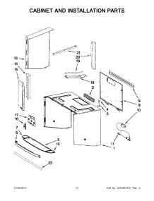 06 - Cabinet And Installation Parts parts for Kitchenaid Microwave KHMS2056SSS4 / from AppliancePartsPros.com
