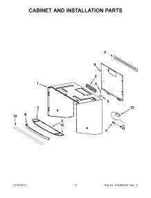 06 - Cabinet And Installation Parts parts for Kitchenaid Microwave KHMS2050SSS4 / from AppliancePartsPros.com