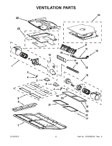 03 - Ventilation Parts parts for Kitchenaid Microwave KHHC2090SBT2 / from AppliancePartsPros.com