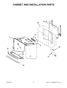 06 - Cabinet And Installation Parts parts for Kitchenaid Microwave KHHC2090SWH2 / from AppliancePartsPros.com