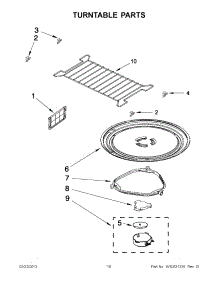 05 - Turntable Parts parts for Kitchenaid Microwave KHMS2040WSS3 / from AppliancePartsPros.com