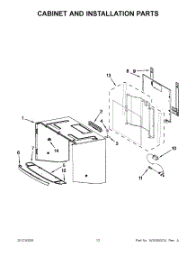 06 - Cabinet And Installation Parts parts for Kitchenaid Microwave KHHC2090SSS3 / from AppliancePartsPros.com