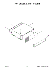 09 - Top Grille & Unit Cover parts for Kitchenaid Refrigerator KSSO36FTX17 / from AppliancePartsPros.com