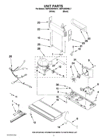 05 - Unit Parts parts for Kitchenaid Refrigerator KBFS25EWBL7 / from AppliancePartsPros.com