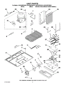 11 - Unit Parts parts for Kitchenaid Refrigerator KSCK25FVSS03 / from AppliancePartsPros.com