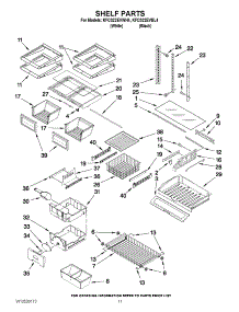 06 - Shelf Parts parts for Kitchenaid Refrigerator KFCS22EVBL4 / from AppliancePartsPros.com