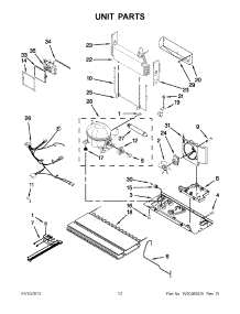 06 - Unit Parts parts for Kitchenaid Refrigerator KBFS20EVMS9 / from AppliancePartsPros.com