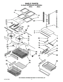 06 - Shelf Parts parts for Kitchenaid Refrigerator KBFS25EWWH5 / from AppliancePartsPros.com