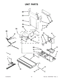 05 - Unit Parts parts for Kitchenaid Refrigerator KBFS25EWWH9 / from AppliancePartsPros.com