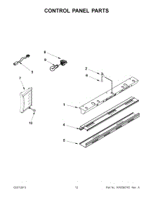 06 - Control Panel Parts parts for Kitchenaid Refrigerator KSSC48QVS05 / from AppliancePartsPros.com