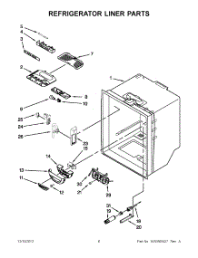 03 - Refrigerator Liner Parts parts for Kitchenaid Refrigerator KFCP22EXMP5 / from AppliancePartsPros.com