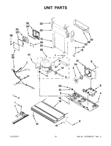 05 - Unit Parts parts for Kitchenaid Refrigerator KFCP22EXMP5 / from AppliancePartsPros.com