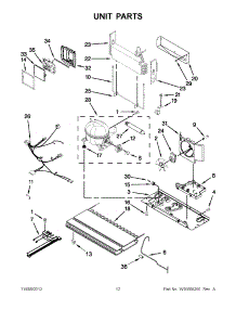 06 - Unit Parts parts for Kitchenaid Refrigerator KBFS20EVMS13 / from AppliancePartsPros.com