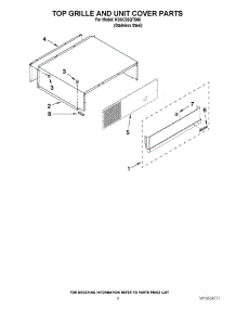 06 - Top Grille And Unit Cover Parts parts for Kitchenaid Refrigerator KSSC36QTS06 / from AppliancePartsPros.com