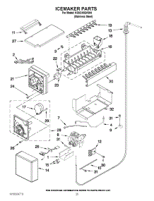 15 - Icemaker Parts parts for Kitchenaid Refrigerator KSSC48QVS04 / from AppliancePartsPros.com