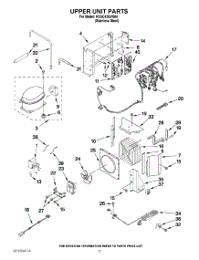 11 - Upper Unit Parts parts for Kitchenaid Refrigerator KSSC42QVS04 / from AppliancePartsPros.com