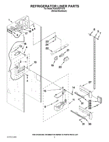 04 - Refrigerator Liner Parts parts for Kitchenaid Refrigerator KSSO42FTX16 / from AppliancePartsPros.com