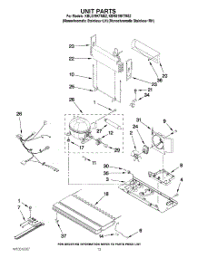 07 - Unit Parts parts for Kitchenaid Refrigerator KBLS19KTMS2 / from AppliancePartsPros.com