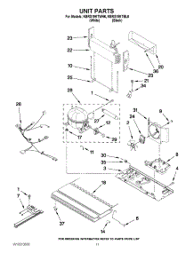 06 - Unit Parts parts for Kitchenaid Refrigerator KBRS19KTBL6 / from AppliancePartsPros.com